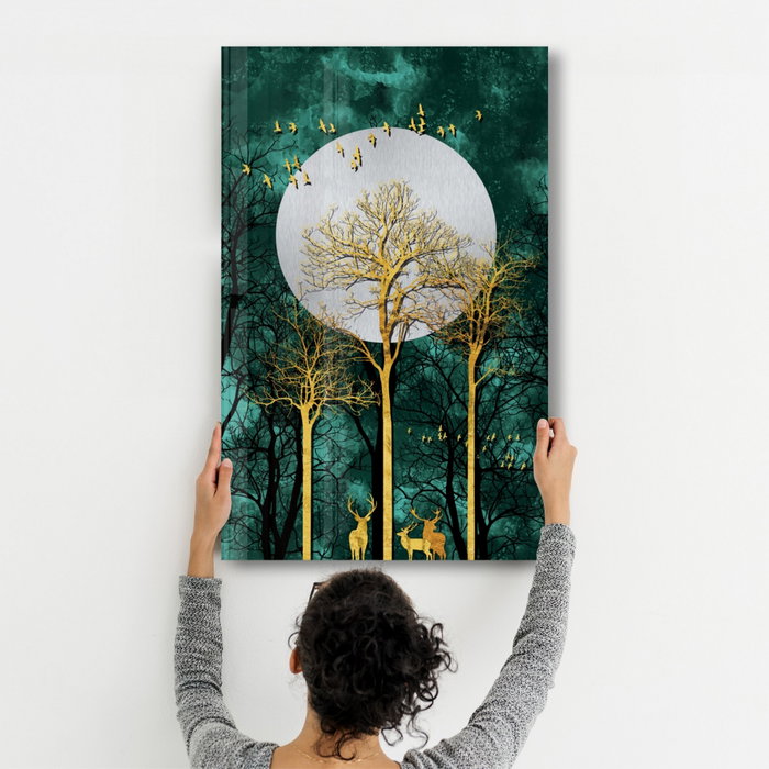 Wallity CAM-1066 Pintura Decorativa de Vidrio Templado Multicolor 46 x 72 cm Wallity CAM-1066 Pintura Decorativa de Vidrio Templado Multicolor 46 x 72 cm
